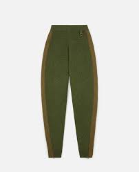 See more ideas about pants design, khaki pants women, pants. Stella Mccartney Khaki Knit Pants In Green Modesens