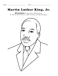 You can find lots of printable pages here to decorate and give to your friends or family. Martin Luther King Jr Dr Martin Luther King Jr Coloring Page Worksheet Education Com