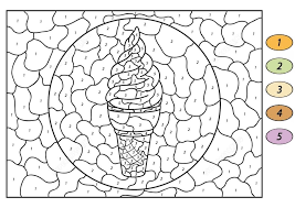 Coloring pages color coded to print. Color By Number Coloring Pages 100 Printable Coloring Pages