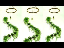 Spiral Hanging Garden With Coconut Shells Evergreen Turtle Vine Garden Idea By Botanical Woman Youtube Hanging Plants Diy Hanging Garden Hanging Plants