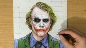 How To Draw Heath Ledger As Joker - Narrated Tutorial - Youtube