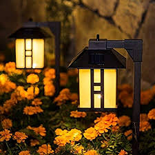 Amazon Com Gigalumi Solar Powered Path Lights Solar Garden Lights Outdoor Landscape Lighting For Lawn Patio Yard Pathway Walkway Driveway 4 Pack Garden Outdoor