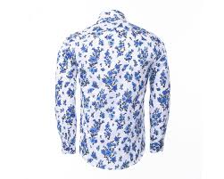 Some people also like them for socks, but you should definitely stay clear of things like floral shoes or jackets. Sl 6403 Men S White Blue Floral Print Shirt Quality Designed Shirts