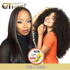 Consider this article a magic wand and a step into attaining curls because we have brought together the best curl enhancing products for wavy hair. Wet And Wavy Human Hair Bundles Magic Hair Kinky Curly Bundles Peruvian Straight Hair Will Become Curly After We Qt Non Remy Hair Weaves Aliexpress
