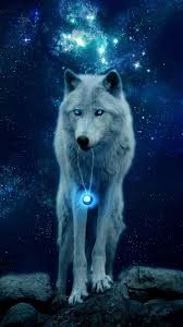Night Wolf Wallpaper Wolf Spirit Animal Wolf Art Fantasy Wolf Spirit