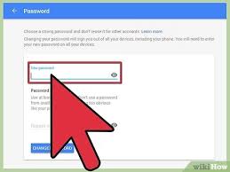 Next to change account settings, selection change password. How To Change Your Google Password 11 Steps With Pictures