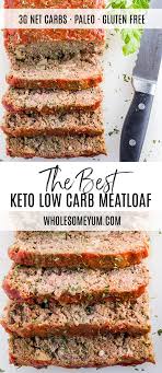 Low Carb Meatloaf Paleo Gluten Free This Gluten Free Paleo Low Carb Meatloaf Reci Low Carb Meatloaf Low Carb Meatloaf Recipe Gluten Free Meatloaf Recipe