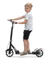 Product title kick scooter for kids boys girls, 3 wheel scooter 4. Cut Out Little Boy Riding A Scooter Vishopper