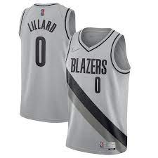 Portland trail blazers jerseys and uniforms at the official online store of the trail blazers. Portland Trail Blazer Nike Verdient Edtion Swingman Trikot Damian Lillard Herren