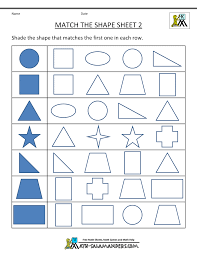 Welcome year 5,6 & 7 students; Free Shape Worksheets Kindergarten