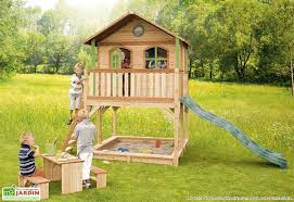 Maison Enfant Bois Marc Maisonnette En Bois Cabane Bois Enfant Bac A Sable