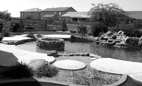 See more ideas about waterfalls backyard, ponds backyard, backyard water feature. Backyard With Swimming Pool Waterfall Fountain And Popular Oasis Download Scientific Diagram