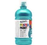 Poster Paint 500ml (16.91 US fl.oz) - Metallic Turquoise