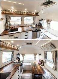 Maybe you would like to learn more about one of these? Renovated 200 Square Foot Airstream Camper Fits Family Of Five Living In Caravan Makeover Airstream Interior Caravan Interior