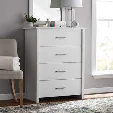How to build a diy dresser aka chest of drawers. Mainstays Hillside 4 Drawer Dresser White Finish Walmart Com Walmart Com