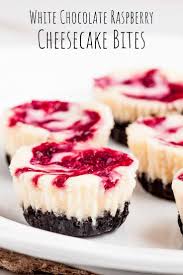 White Chocolate Raspberry Cheesecake Bites Chew Out Loud In 2020 Raspberry Cheesecake Bites Chocolate Raspberry Cheesecake White Chocolate Raspberry Cheesecake