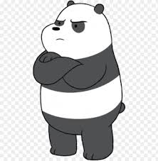 This is the second cartoon network show to use the network's 2010 logo as the tagline. Download We Bare Bears Panda Angry Clipart Png Photo Toppng