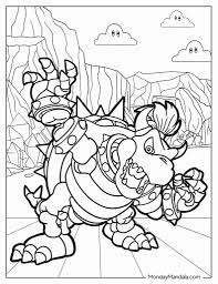 26 Bowser Coloring Pages (Free PDF Printables)