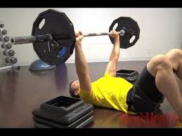 How To Do The Barbell Floor Press Men S Health Mens Health Floor Workouts Strength Training Routine