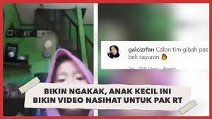 Check spelling or type a new query. Bikin Ngakak Anak Kecil Ini Bikin Video Berisi Nasihat Untuk Pak Rt Youtube