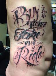 Buy The Ticket Take The Ride By Cj Quiroz Www Facebook Com Inkbycj Www Sykoticink Com Tatuajes