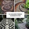 How to make natural pebble mosaic and stepping stones for your garden. 3