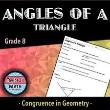 Angles Of A Triangle Worksheet Students Find The Measure Of The Exterior Angles And Remote Int Triangle Worksheet Interior And Exterior Angles Math Materials