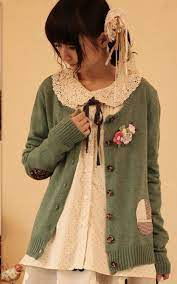 2013 Mori Girl Autumn And Winter Fashion New And Trend Cute Japanese Style Cardigans Cute Knitting Wool Women Floral C Mori Girl Fashion Mori Girl Mori Fashion