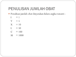 Copyright savesave angka romawi 1 for later. Bahasa Latin Dalam Penulisan Resep Ppt Download