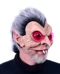 Half-Vamp, Latex Face Half Mask, A CUTE VAMPIRE MASK