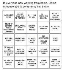Bingo At Home App Points Working From Home Conference Call Bingo Canadapublicservants