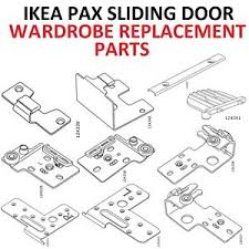 Ikea Pax Kleiderschrank Ersatzteile Schiebetur Rahmen Halterung Scharnier 124335 Ebay
