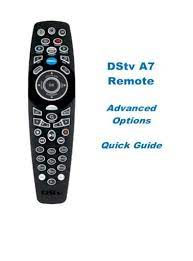 Includes admin fee & … Dstv A7 Remote A7 Advancedoptions V1 Nbsp Page 5 Of 6 Button Lock And Unlock Now That You Acirc Euro Trade Ve Programmed Pdf Document