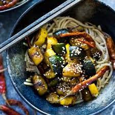 Flavorful Healthy Kung Pao Zucchini Feasting At Home Recipe Delicious Healthy Recipes Recipes Whole Food Recipes
