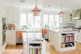 Maximized storage on all lower cabinets allowed for the original windows & trim to remain. Kitchen Facelift In Wellesley Ma Beautiful Interiors
