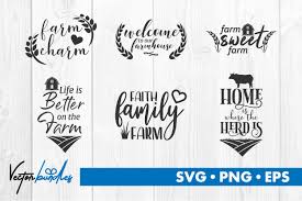 Farm Quote Cut File Graphic By Vectorbundles Creative Fabrica
