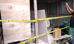 Tanda coblos terdapat pada salah satu garis kotak segi empat yang memuat nomor, foto, dan nama calon kepala desa. Polisi Segel Penyimpanan Limbah Rumah Sakit Di Aceh Barat