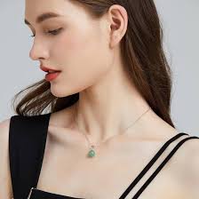 Amazon.com: Natural Jade Necklace for Women Sterling Silver Adjustable  Handmade Green Jade Pendant Necklaces Healing Crystal Necklace Good Luck  Gift for Her : Handmade Products