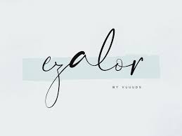 Make sure your brand fonts still, the script fonts used by brands like ford, johnson & johnson, cadillac, and instagram have. Ezalor Script Typeface Logo Modern Script Font Website Fonts
