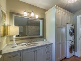 The showering area has glass coverage for making the bathroom a bit spacious. Bath Laundry Room Combo Wyntree Construction Residential Construction In Lake Geneva