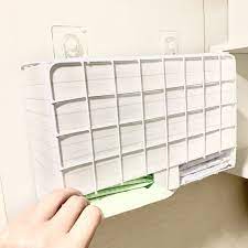 ワイヤーネットとプラダンで簡単 生理用品ストッカーをdiy 家がどんどん好きになる 整理収納 diy 生活便利アイテム 生理用品 プラダン プラダン diy