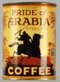 Pride Of Arabia Brand Coffee Vintage Coffee Coffee Tin Coffee Stands