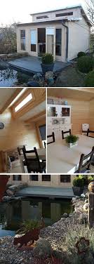 Gartenhaus Mit Stufendach Aufbau Und Einrichtung In Bildern Gartenhaus Haus Wohnhaus