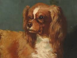 I am a beginner sharing with other beginners that they too can learn to. Oil Painting On Canvas Of A King Charles Spaniel 19th Century Collectors Weekly