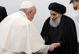 Histórico encuentro entre el papa Francisco y el ayatolá Al Sistani en Irak  - EL PAÍS Uruguay