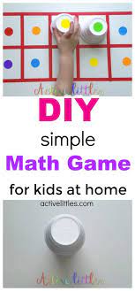 This set of kindergarten fun math games online focuses on the following foundational math skills: 5 Fun Simple Diy Math Games For Kids At Home Active Littles