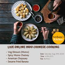 Be inventive, and don't say anything too rude. Live Online Cooking Class Aug 29th 2020 Indo Chinese Party By Archana S Kitchen