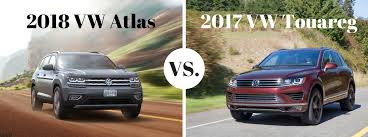 2018 Volkswagen Atlas Vs 2017 Volkswagen Touareg