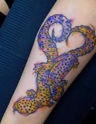 Black tribal gecko slamandar tattoo design. 27 Gecko Tattoo Designs Ideas Petpress