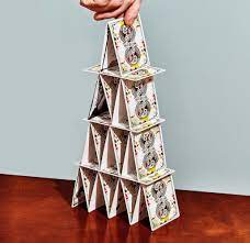 Short term vs long term investing. Playing Card Use 27 Building A House Of Cards Playingcards